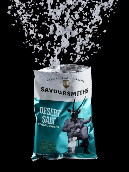 Чипсы Savoursmiths Соль пустыни, 150г