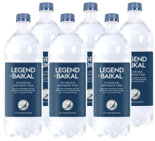 Вода Legend of Baikal негазированная, 1л x 6 шт