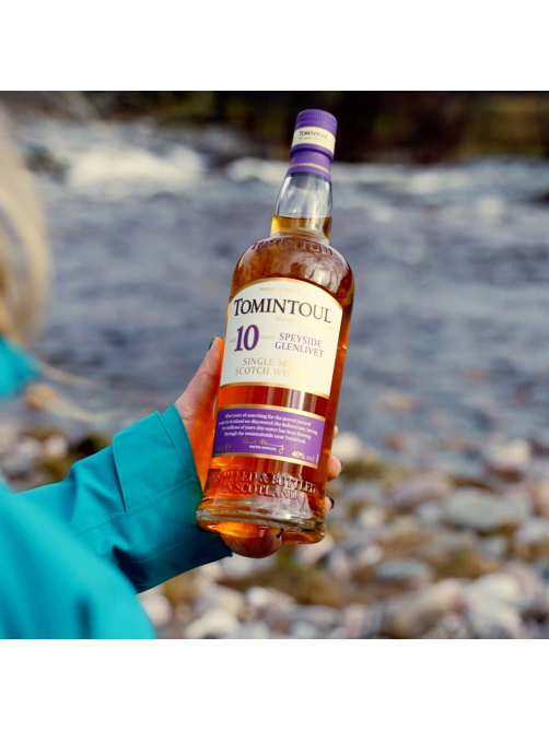 Виски шотландский Tomintoul Speyside glenlivet 10 лет в подарочной упаковке, 0.7л