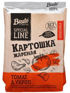 Чипсы Bruto томат и укроп, 120г