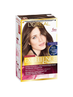 Крем-краска для волос L'Oreal Paris Excellence creme 6.00 Темно-русый, 240мл
