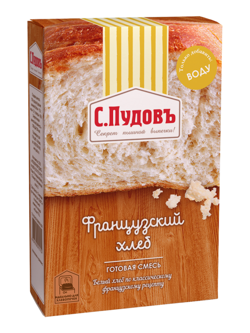 Смесь мучная С.Пудовъ Французский хлеб, 500г