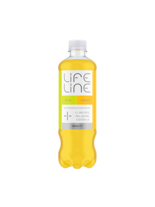 Напиток витаминизированный Lifeline Immunity со вкусом манго и киви негазированный, 500мл