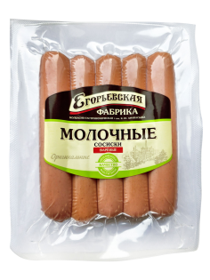Сосиски Егорьевская КГФ Молочные оригинальные вареные, 330г