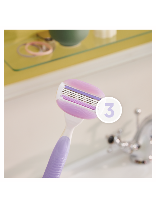 Станок для бритья Gillette Venus 1шт + 3 кассеты + подставка
