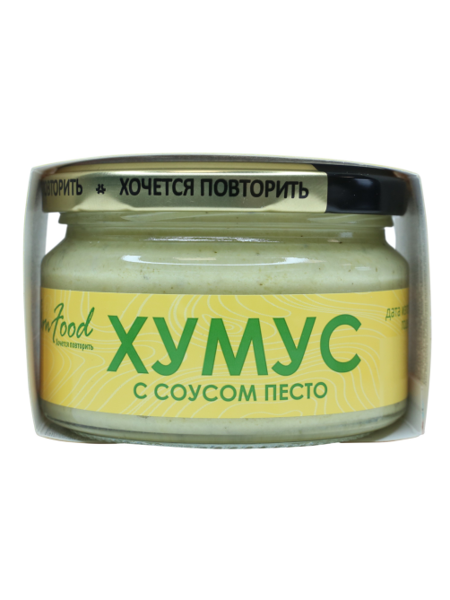 Хумус AmFood с соусом песто, 200г