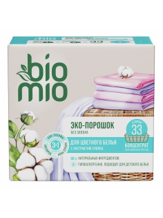 Стиральный порошок BioMio для цветного белья концентрат, 1кг