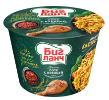 Лапша быстрого приготовления Биг ланч соте с курицей, 90г