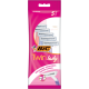 Бритва одноразовая женская BIC Twin Lady 2 лезвия 5 пастельных тонов, 5 шт