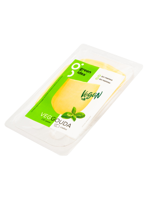 Сыр растительный Green Idea Гауда полутвердый нарезка, 150г