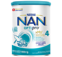 Сухая молочная смесь NAN 4 Optipro с 18 месяцев, 800г