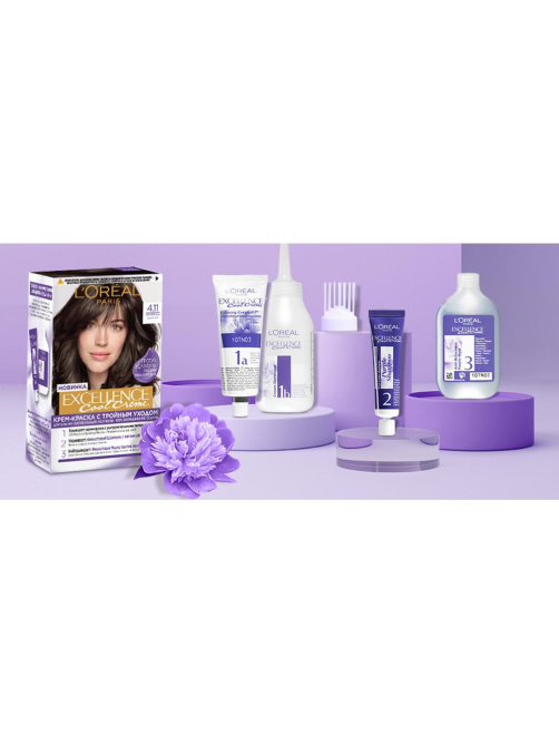 Крем-краска для волос L'Oreal Paris Excellence Color 7.11 Русый, 258мл