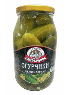 Огурцы маринованные Скатерть-Самобранка, 1.5кг