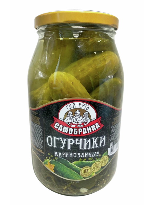 Огурцы маринованные Скатерть-Самобранка, 1.5кг
