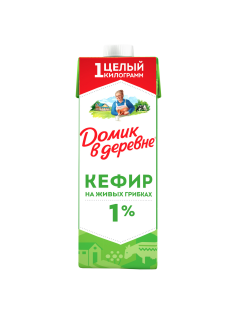 Кефир Домик в деревне 1%, 1кг