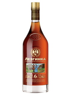 Коньяк Кизляр Лезгинка 6 лет, 0.5л