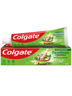 Зубная паста Colgate Лечебные травы отбеливающая с натуральными ингредиентами для здоровья зубов и десен, 100мл