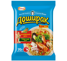Лапша быстрого приготовления Доширак Квисти со вкусом морепродуктов, 70г