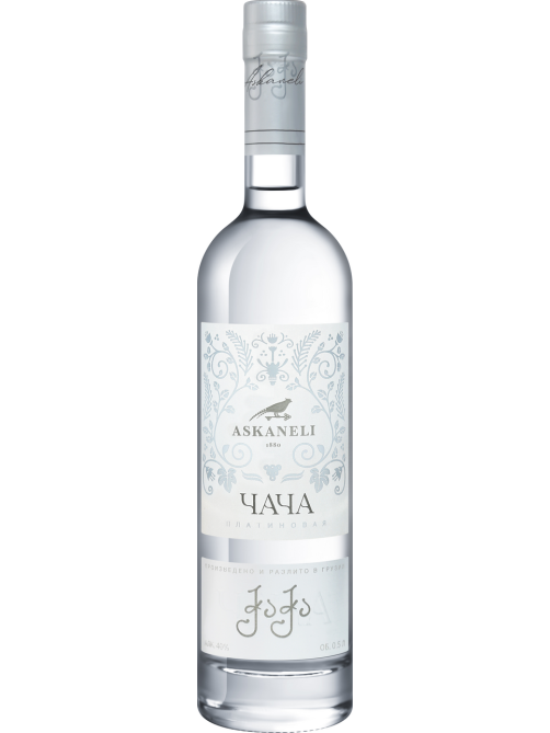 Водка Askaneli Brothers Чача Платиновая, 0.5л