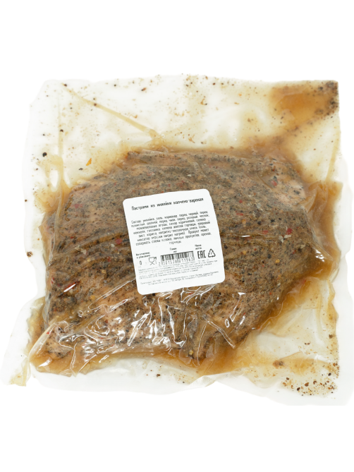 Пастрами из индейки Мясной дом Бородина варено-копченая, ~1.5кг