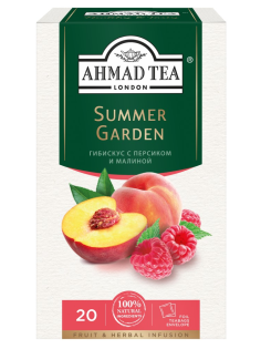 Чай травяной Ahmad Tea Гибискус-персик-малина (1.8г x 20шт), 36г