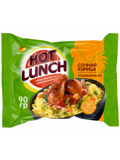 Лапша быстрого приготовления N`Medov Hot Lunch курица, 90г