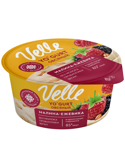 Продукт овсяный Velle малина-ежевика, 130г