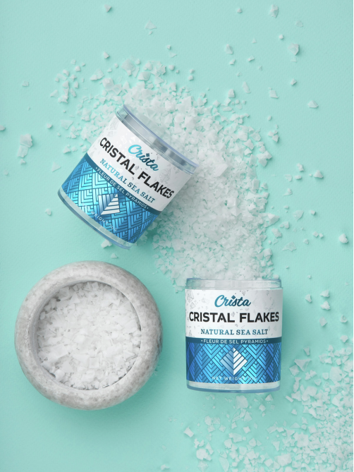 Соль Fleur de Sel Crista Flakes морская натуральный вкус, 70г