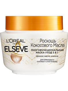 Бальзам для волос L'Oreal Paris Elseve Роскошь кокосового масла, 300мл