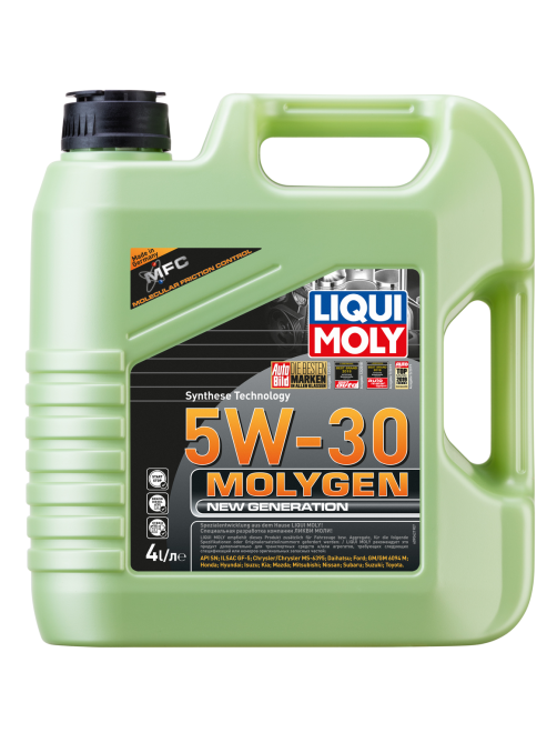 Масло моторное Liqui Moly Molygen 5W-30 с присадками, 4л