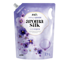 Кондиционер для белья Lion Aroma Silk с ароматом Фиалки, 2.1л