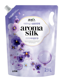 Кондиционер для белья Lion Aroma Silk с ароматом Фиалки, 2.1л