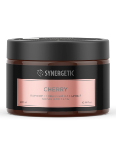 Скраб для тела Synergetic парфюмированный вишня, 300мл