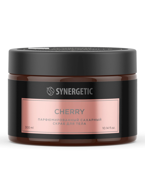 Скраб для тела Synergetic парфюмированный вишня, 300мл