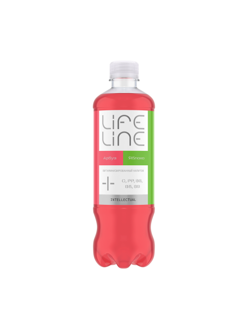 Напиток витаминизированный Lifeline Intellectual со вкусом арбуза и яблока негазированный, 500мл