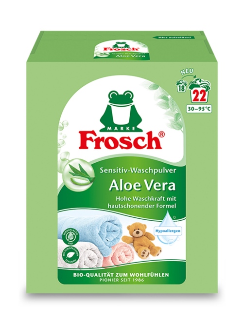 Стиральный порошок Frosch Алоэ вера для цветного белья, 1.45кг