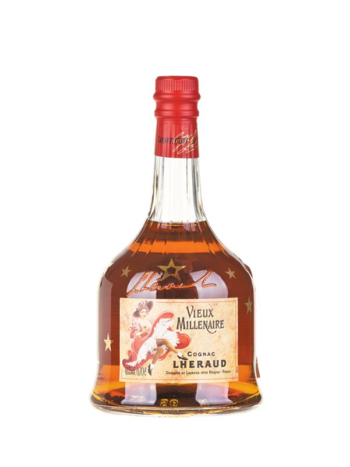 Коньяк Lheraud Cognac Vieux Millenaire в деревянном ящике, 0.7л