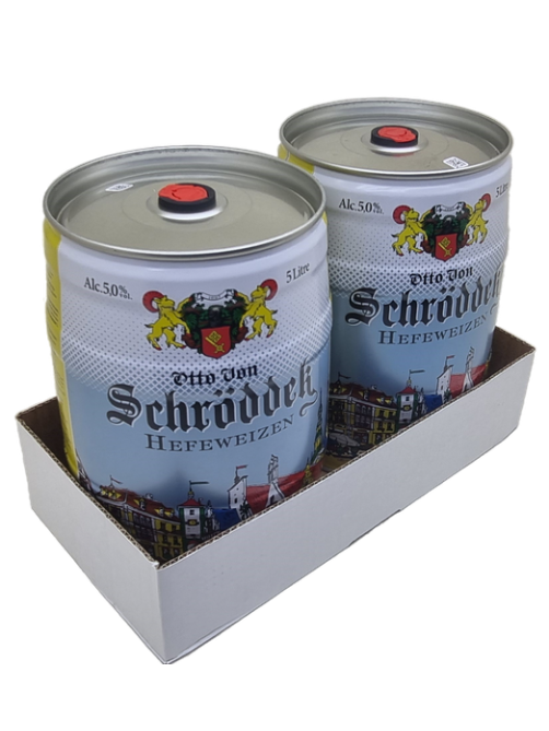 Пивной напиток Otto Von Schrodder Original Weiss Эль светлое нефильтрованное, 5л