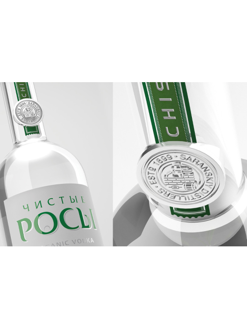 Водка Чистые Росы Organic, 0.5л