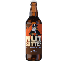 Пивной напиток Gletcher Nut Butter Эль темное, 0.5л