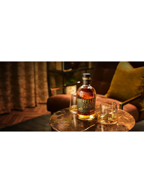 Виски шотландский Aberfeldy 12 лет в подарочной упаковке, 0.7л