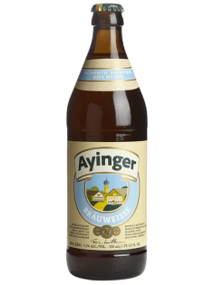 Пиво Ayinger Brauweisse светлое нефильтрованное, 0.5л