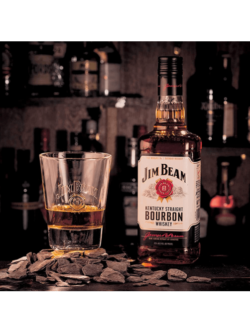 Виски Jim Beam Bourbon White Label, 0.7л