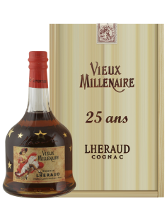 Коньяк Lheraud Cognac Vieux Millenaire в деревянном ящике, 0.7л