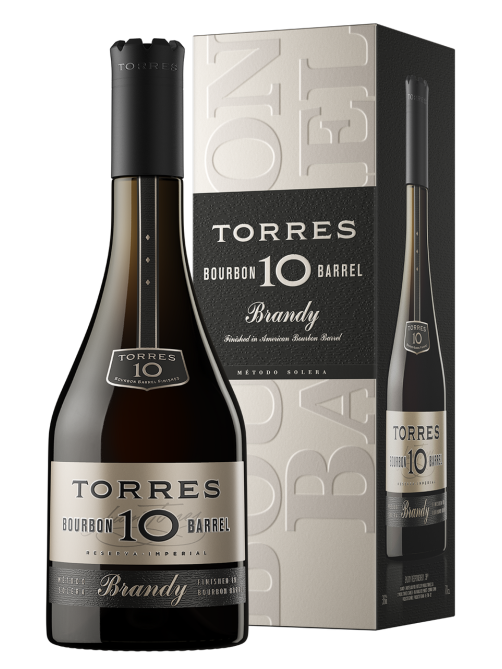 Бренди Torres Bourbon Barrel 10 в подарочной упаковке, 0.7л