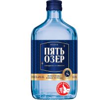 Водка Пять Озер 0.25л