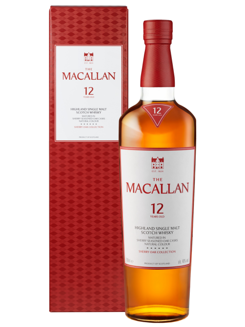 Виски Macallan Sherry Oak Collection 12 лет односолодовый, 0.7л