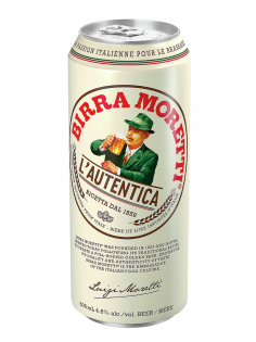 Пиво Birra Moretti светлое, 0.5л