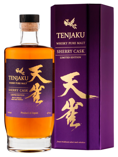 Виски японский Tenjaku Sherry Cask в подарочной упаковке, 0.7л