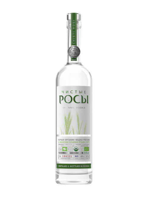 Водка Чистые Росы Organic, 0.7л